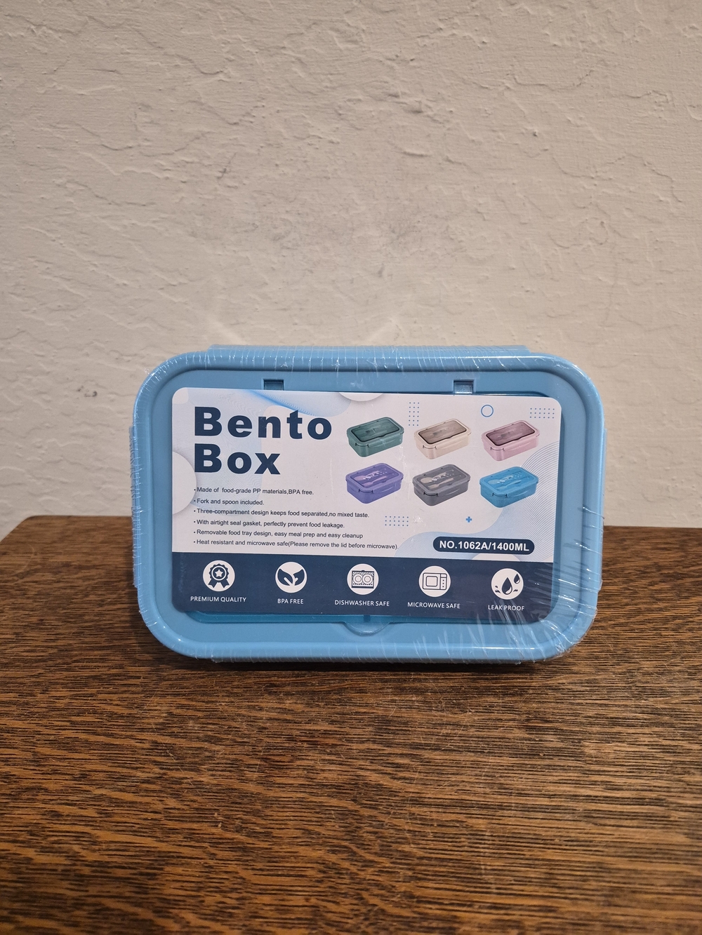 Bento Box Lunch Container - Light Blue